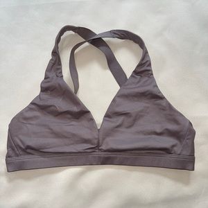 Brown triangle vs sport sports bra